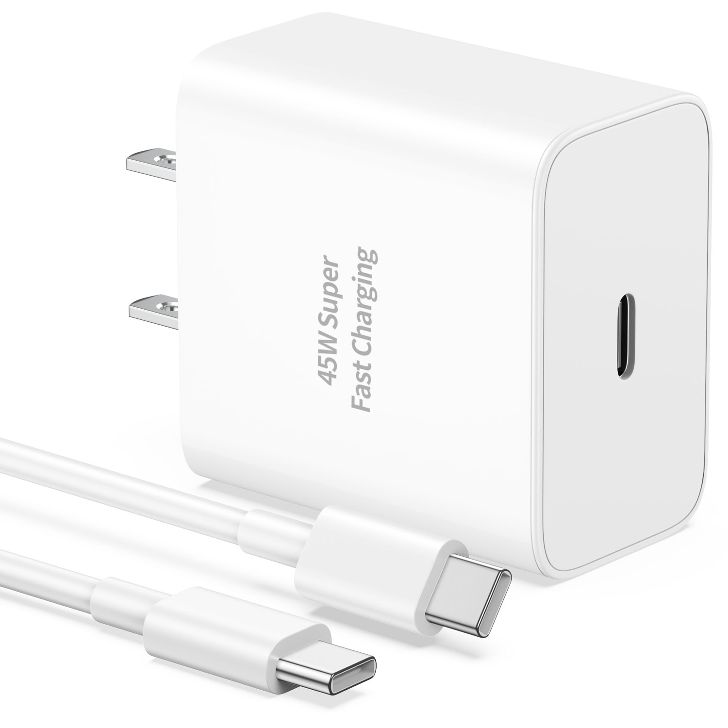 45W Samsung Super Fast Charger, USB C Android Phone Charger Fast Charging Block with 6FT Type C Charger Cord for Samsung Galaxy S24 Ultra/S24+/S24/S23 Ultra/S23+/S23/S22/S20/Note 20/10, Galaxy Tab